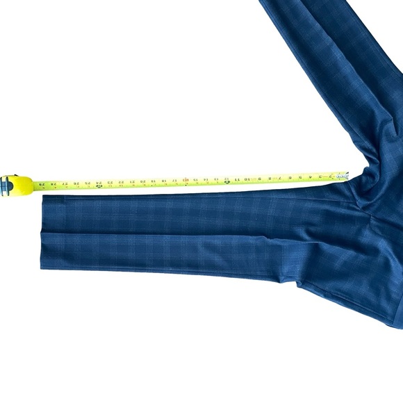 Sandro Paris Men’s Navy Plaid Wool Suit EU 52 / US 42 | 2-Piece Blazer & Pants - Picture 9 of 16